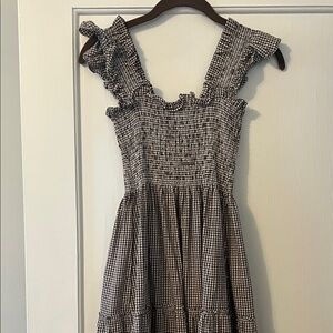 Hill House Home Nap Brown Gingham Dress